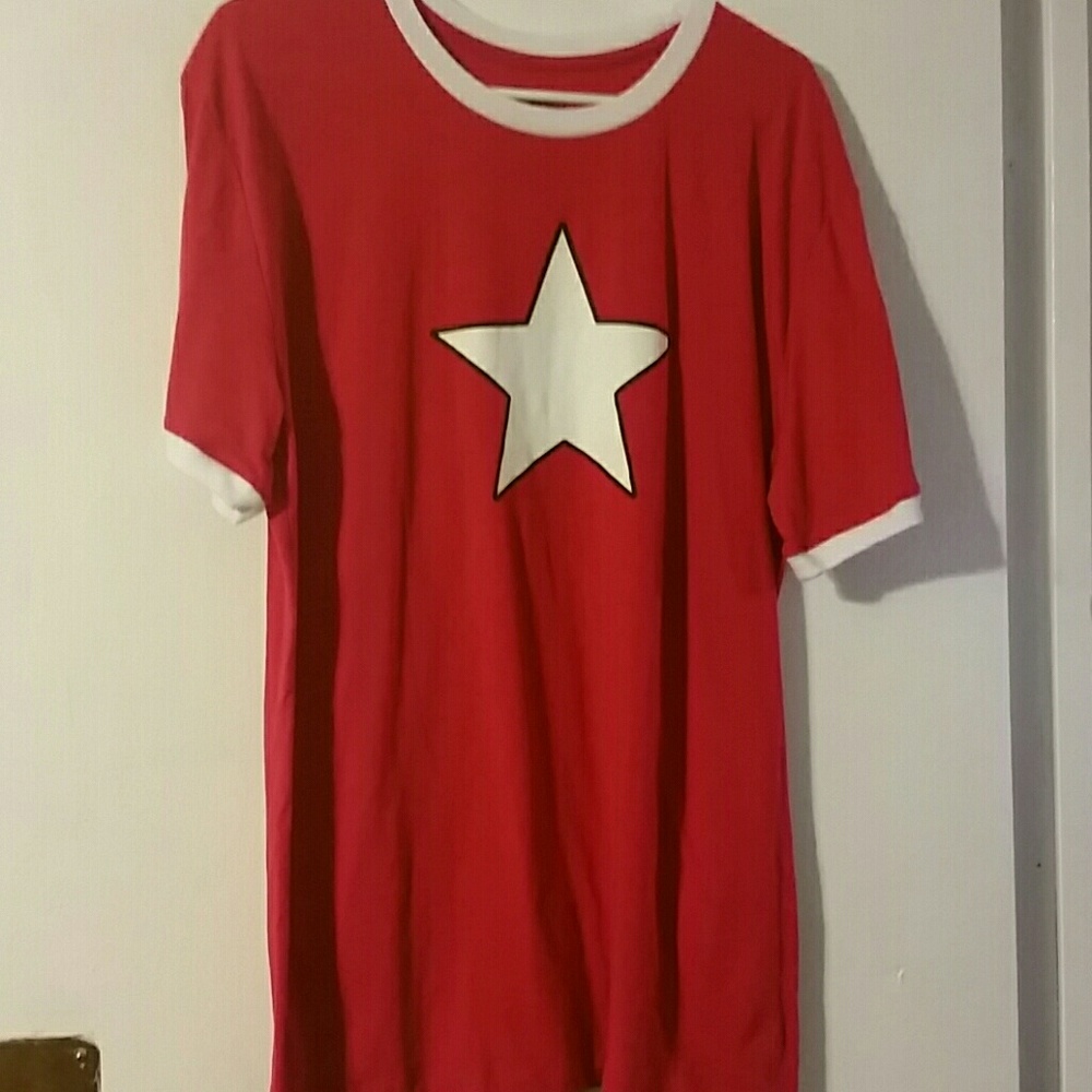 Yo-Kai water red, white tee sz XL